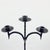 Hand Forged Iron Floor Candelabra 52″ (132cm) Antique Copper Patina 3-Arm Grand Vertical Statement Decor For Sale - Image 6 of 9