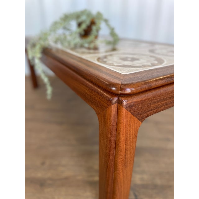 Mid-Century Modern Mid-Century Teak Coffee Table with Ceramic Tile Top from G Plan, 1960s For Sale - Image 3 of 10