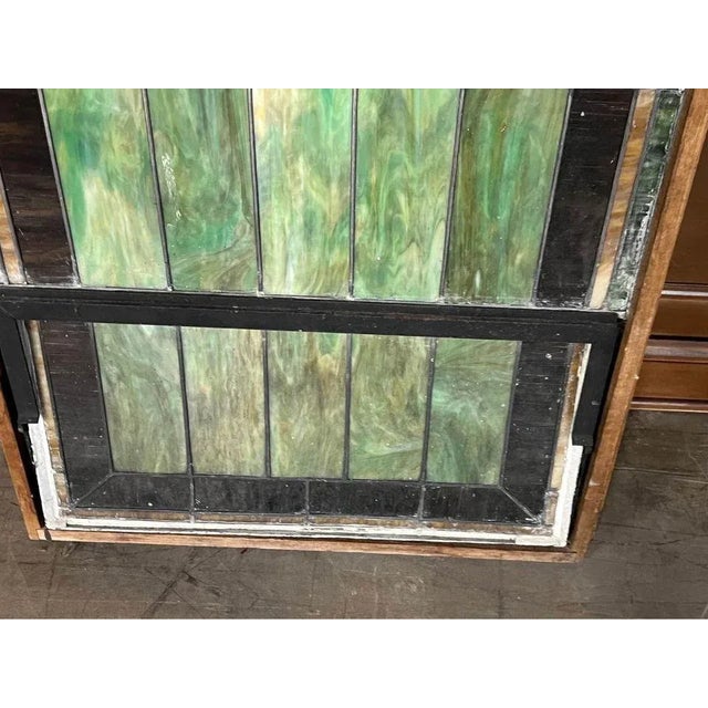 Antique Early 19th Century Leaded Glass Window Panel For Sale In Washington DC - Image 6 of 11