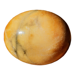 Yellow Amber Italian Easter Alabaster Egg