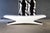 Wonderful space age indoor or outdoor fiberglass bench designed by Douglas Deeds for Sintoform Architectural Fiberglass....