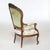 Antique Pair Victorian Carved Rosewood Parlor Arm Chairs, Circa 1890 For Sale - Image 9 of 18