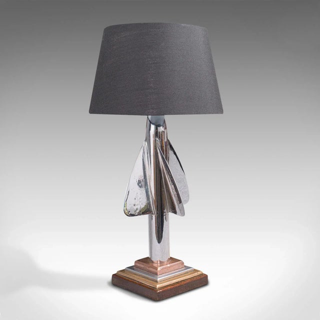 Metal 1930s Pair of Vintage English Maritime Desk Lamps For Sale - Image 7 of 13