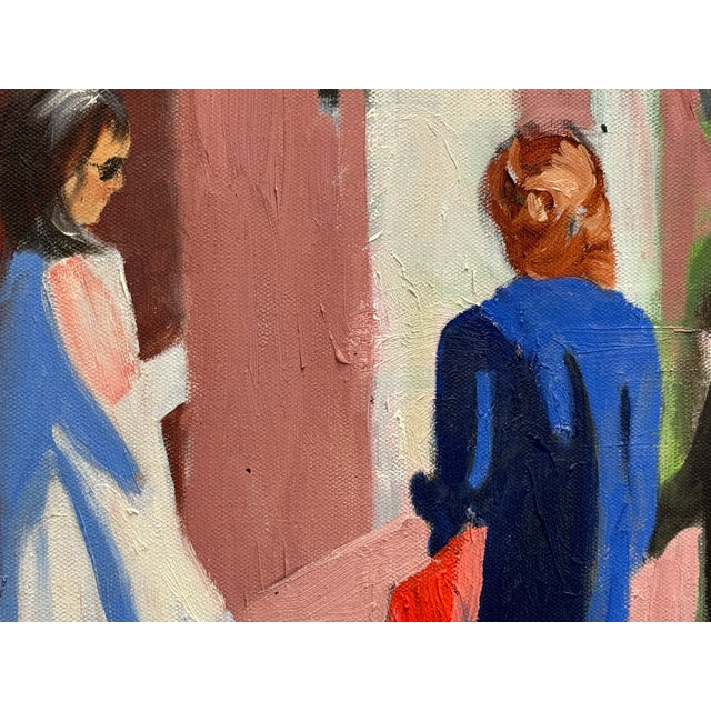 Contemporary Bucktown Afternoon Figurative Oil Painting For Sale - Image 3 of 9