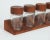 1960s Teak Spice Rack from Digsmed, Set of 6 For Sale - Image 5 of 11
