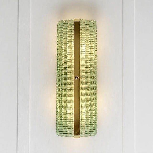 Rectangular Murano Glass Wall Sconces with Chrome Finish by Simoeng for Simoeng, Set of 4 For Sale - Image 9 of 11