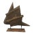 French Bronze Ship Emblem on Stand For Sale