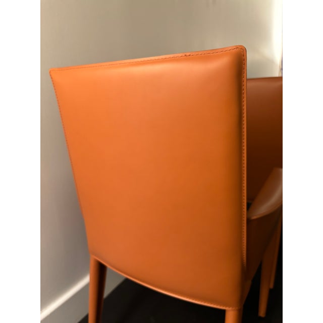Design Within Reach Bottega Leather Armchairs by Frag -Saddle Color - Set of 2 For Sale - Image 11 of 12