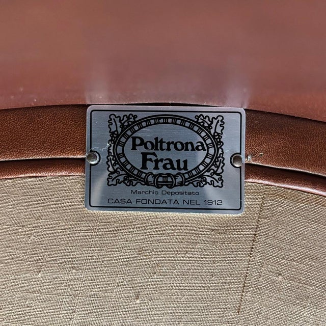 Mid-Century Modern Italian Armchair by Luigi Massoni for Poltrona Frau, 1960s For Sale - Image 18 of 18