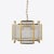 The small Monte Carlo chandelier features brass-finished metalwork, enclosing clear glass rods to create a timeless look...