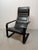 Mid-Century Modern Mid-Century Modern Lamino Lounge Chair in Black Leather by Yngve Ekstrom, Denmark, 1970s For Sale - Image 3 of 8