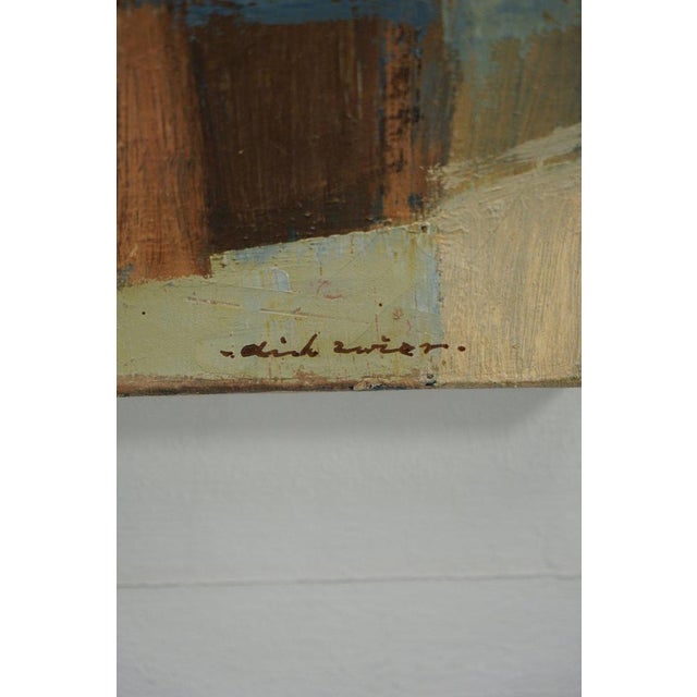 Dick Zwier, Abstract Composition, Oil Painting For Sale - Image 4 of 15