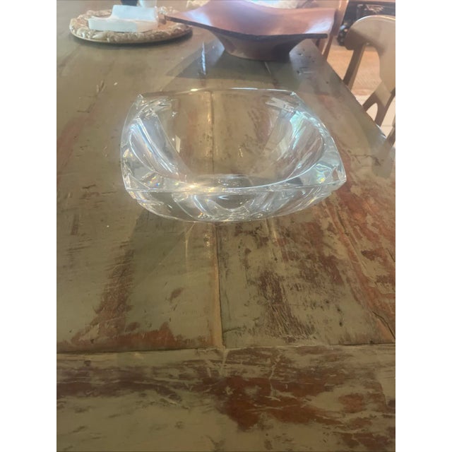 1980s Clear Heavy Glass Waterford Bowl For Sale - Image 11 of 11