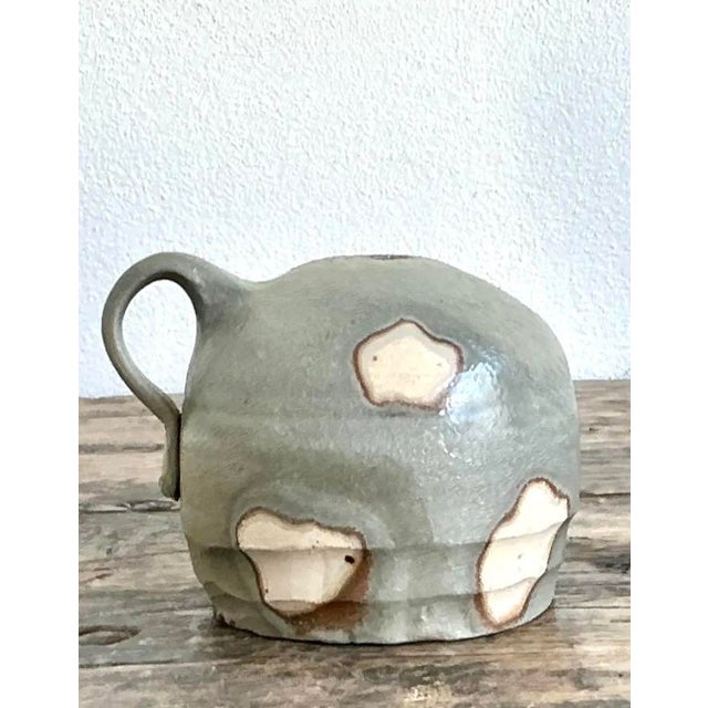 Vintage Original Studio Pottery Vase For Sale - Image 10 of 12