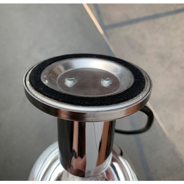 Vintage German Chrome & Glass Table Lamp by Motoko Ishii for Staff For Sale - Image 11 of 18