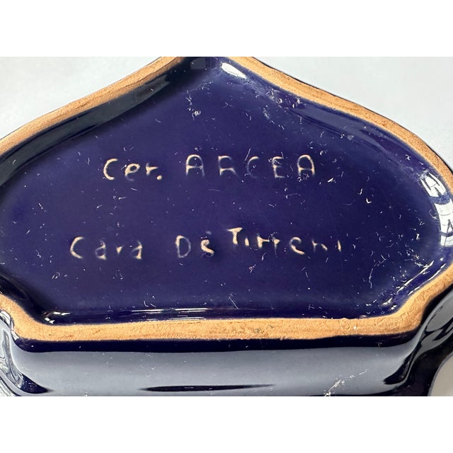 Amalfi Coast Italian Pottery Hotel Ashtray For Sale - Image 11 of 12