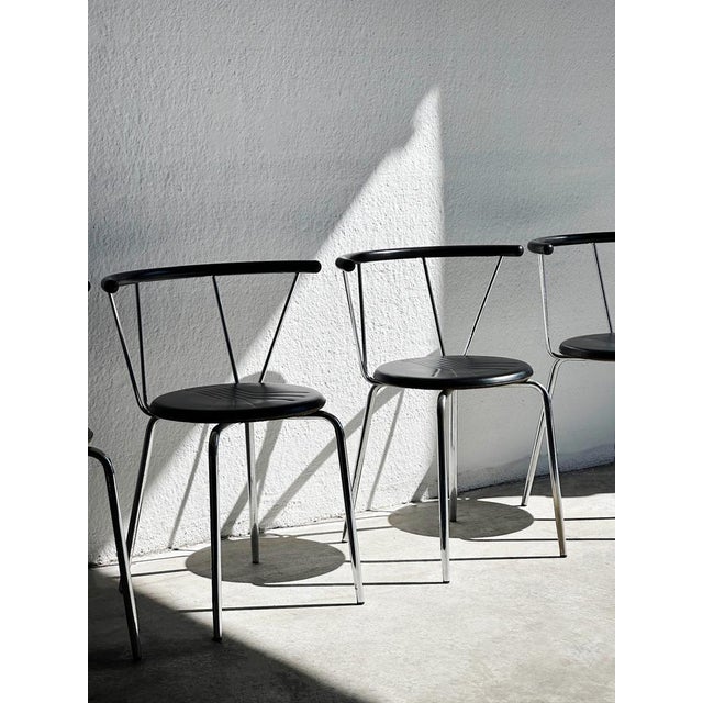 Dining Chairs from Segis, 1980s, Set of 4 For Sale - Image 3 of 8