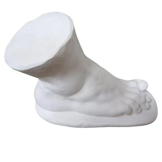 1960s Vintage Italian Neoclassical Style Plaster Foot of Hercules For Sale In Houston - Image 6 of 8