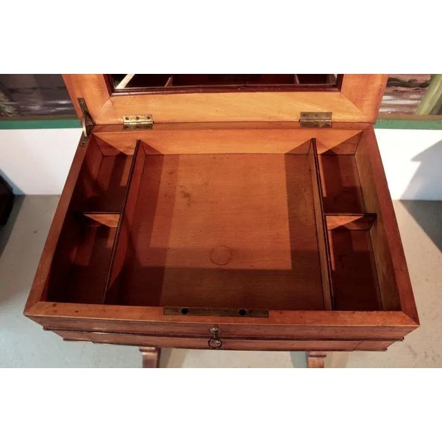 Antique Louis Philippe Style Rosewood Writing Table For Sale - Image 6 of 10