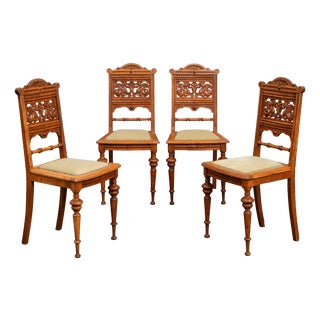 Historicist Chairs, Late 19th Century, Set of 4 For Sale