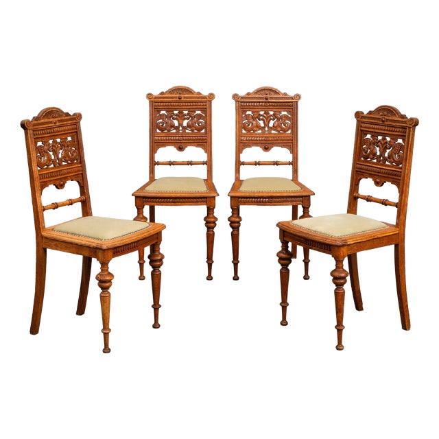 Historicist Chairs, Late 19th Century, Set of 4 For Sale