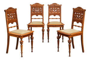Historicist Chairs, Late 19th Century, Set of 4