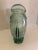 1970s Mid-Century’s Carp Fish Open Mouth Pressed Clear Green Glass Vase For Sale - Image 5 of 12