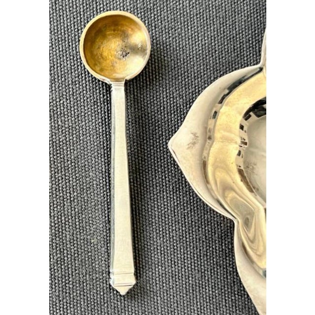 1900 - 1909 Small 925 Sterling Silver Plate and Spoon from Tiffany & Co., 1900s, Set of 2 For Sale - Image 5 of 7