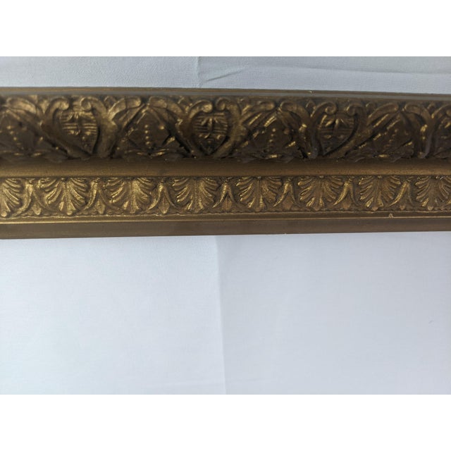Early 20th Century Early 20th Century Ornate Gilt Wood & Gesso Layered Picture Frame, C. 1900–1920 For Sale - Image 5 of 14