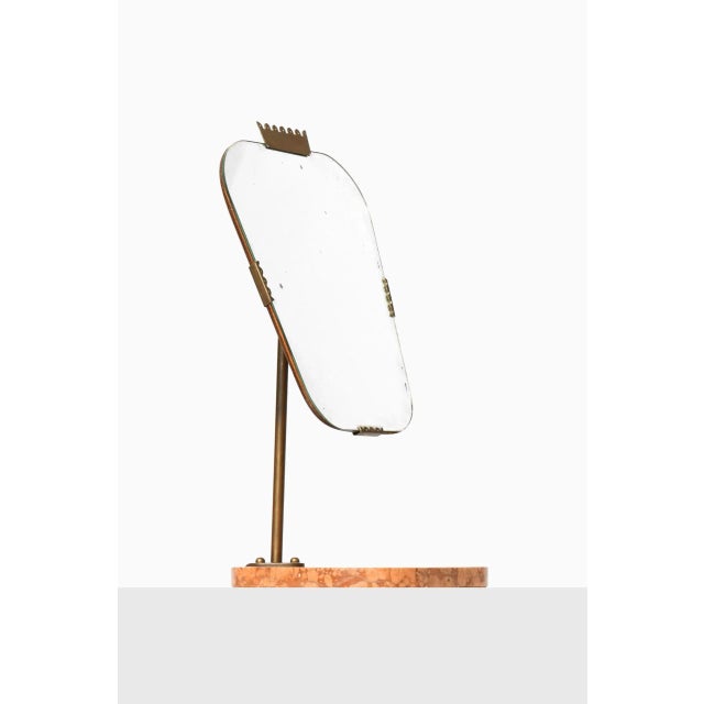 Wood Table Mirror, Sweden For Sale - Image 7 of 9