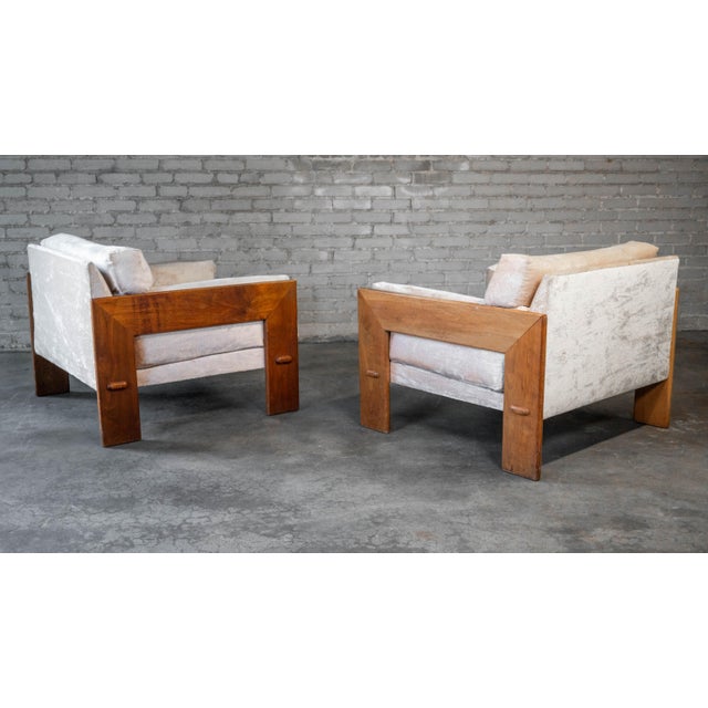 1960s Adrian Pearsall for Craft Associates Lounge Chairs - A Pair For Sale - Image 11 of 18