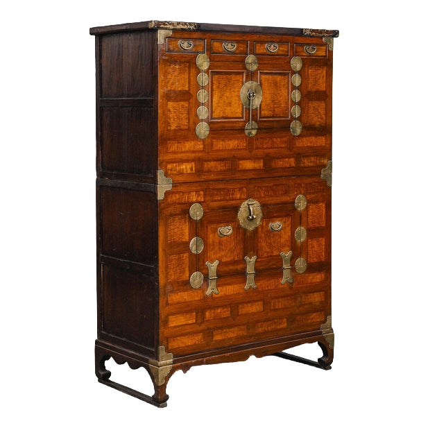 Asian Wooden Cabinet, 1900s For Sale