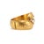 Gender: Ladies Metal Type: 18K Yellow Gold Length: 7.00 inches Width: 40.30 mm tapering to 20.15 mm Weight: 68.21 grams...