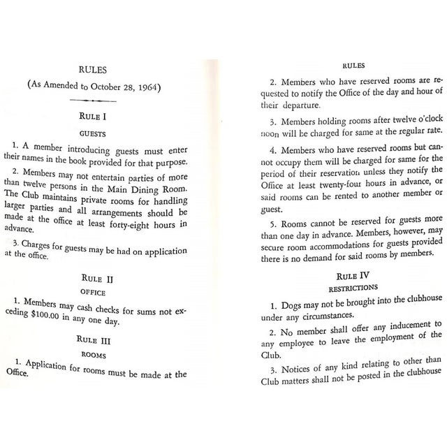 White "The River Club Year Book" 1974 For Sale - Image 8 of 8