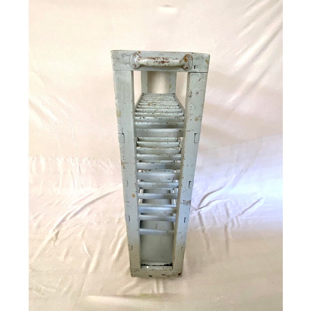 Early 20th Century Vintage French Boulangerie Bakery Cart Rack For Sale - Image 5 of 12