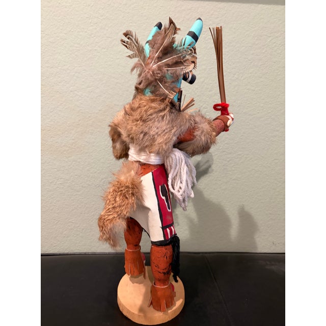 18" Vintage Native American Kachina "Whipper's Uncle" by R. Mendoza For Sale - Image 4 of 6