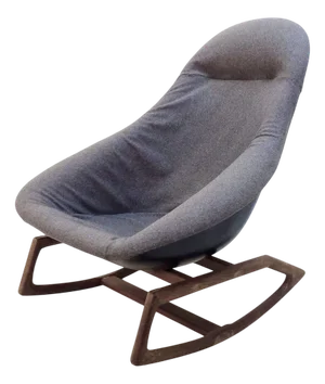 Gemini Rocking Chair by Walter S. Chenery for Lurashell, 1960s