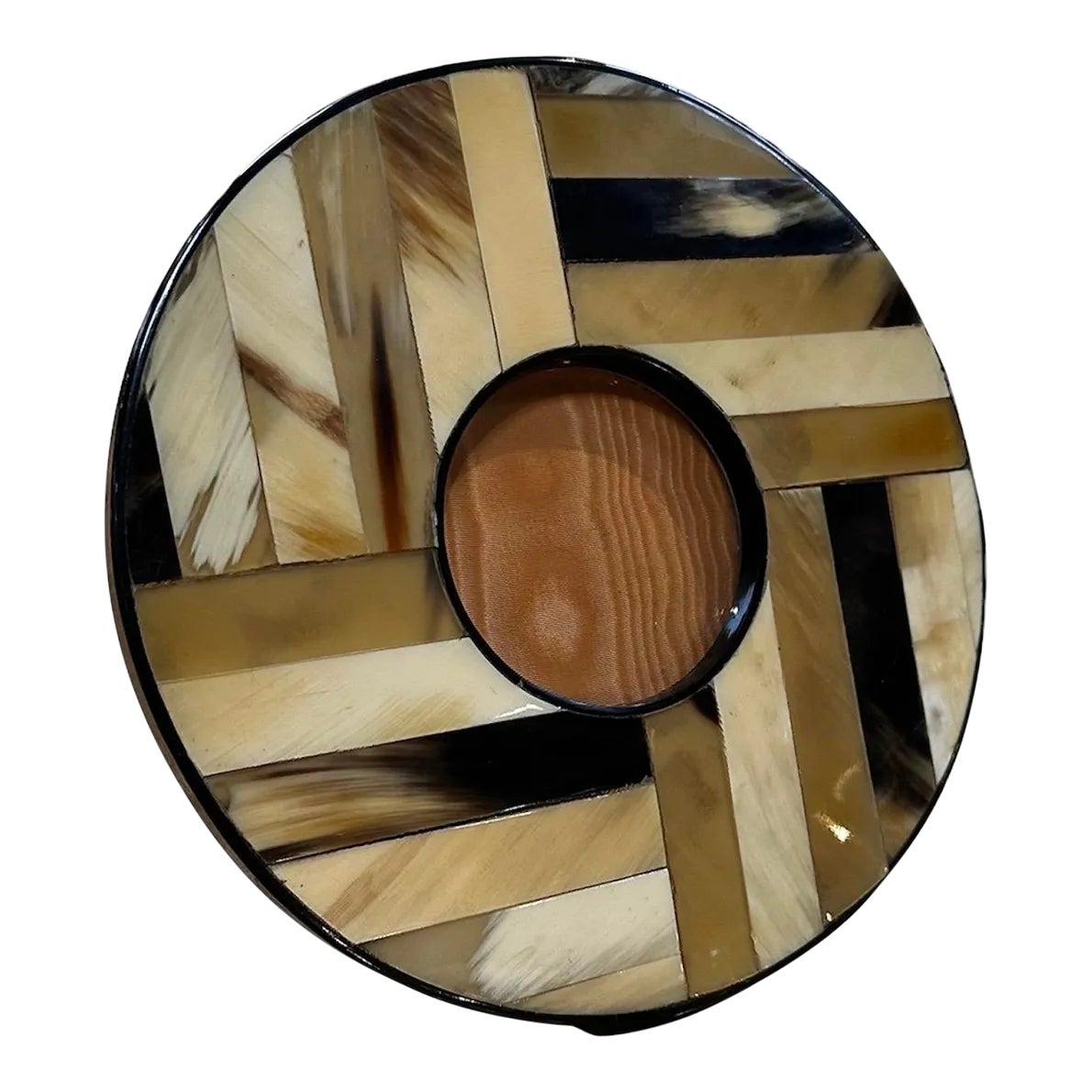 Vintage Italian Round Picture Frame 1980s | Chairish