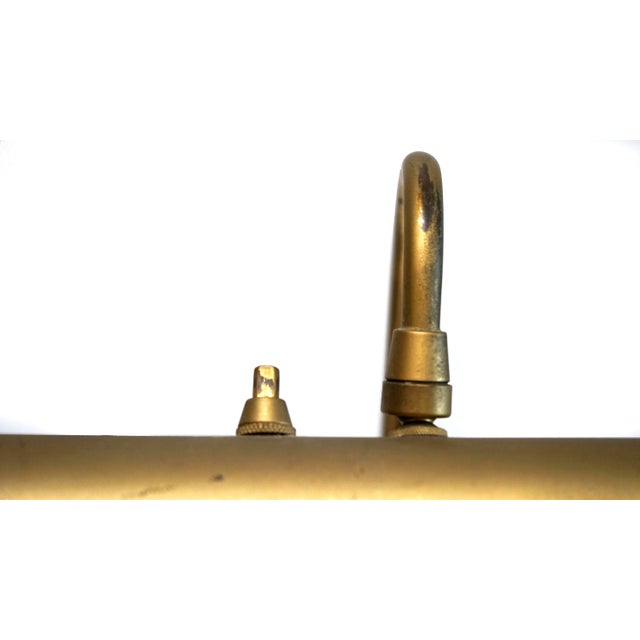 Metal Vintage 1960s Treble Clef Piano Light For Sale - Image 7 of 13