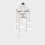Daniel Becker 'Emily Vertikal 10' Chandelier in Gloss Black for Moss Objects For Sale - Image 10 of 12