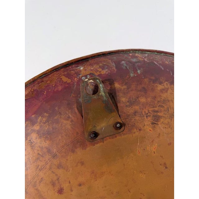 Mid-Century Modern Italian Sculptural Copper Mirror by Angelo Bragali, 1950s For Sale - Image 15 of 18