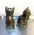 1960s 1960s-70s Heavy Brass Kitten Bookends For Sale - Image 5 of 6