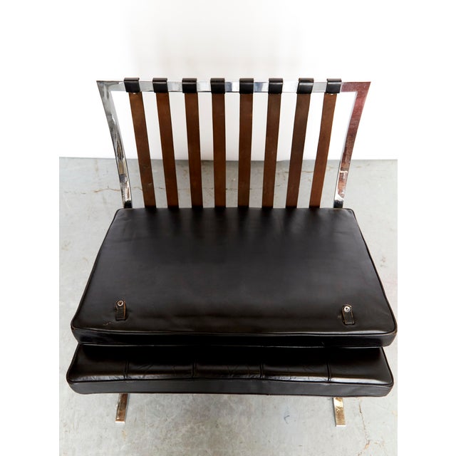 MR 90 Barcelona Lounge Chair by Ludwig Mies Van Der Rohe for Knoll Inc., 1950s For Sale - Image 15 of 18
