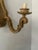 Bruce Eicher Beige Paint and Gilt Iron Sconces - A Pair For Sale - Image 11 of 13