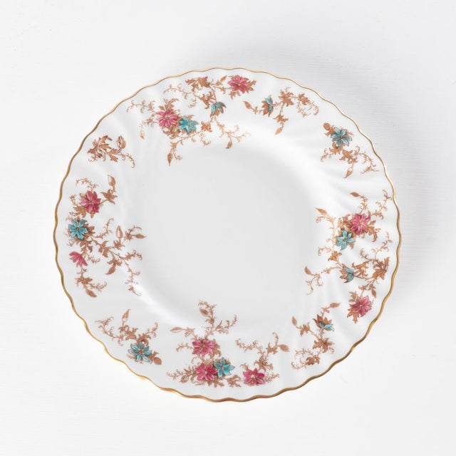 Mid 20th Century Minton Ancestral Dinner Set With Cups and Saucers - 49pcs For Sale - Image 12 of 18