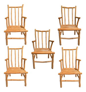 Rustic Branch Dining Chairs- A Set of 5