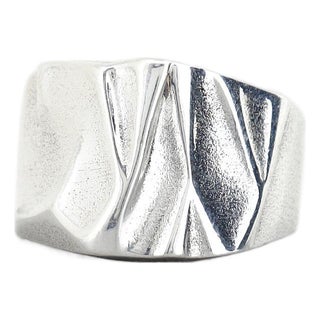 Vintage Lapponia Sterling Silver Modernist Ring For Sale