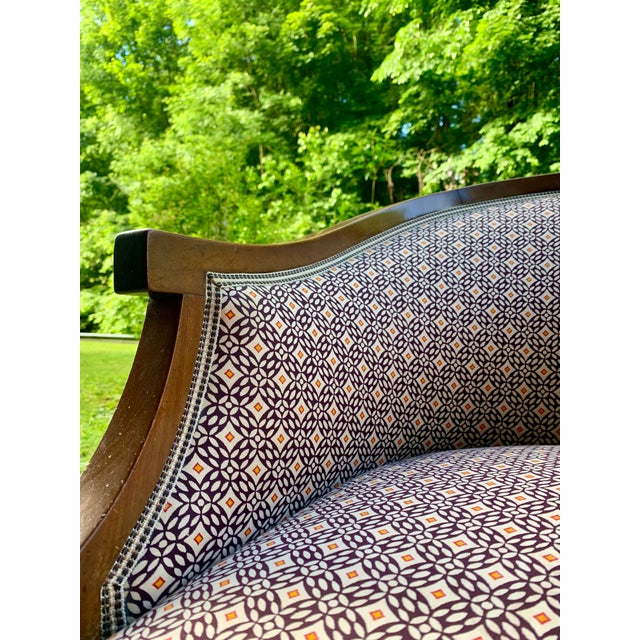 Art Deco Lounge Chair in the style of Maison Jansen, 1940s For Sale - Image 11 of 18