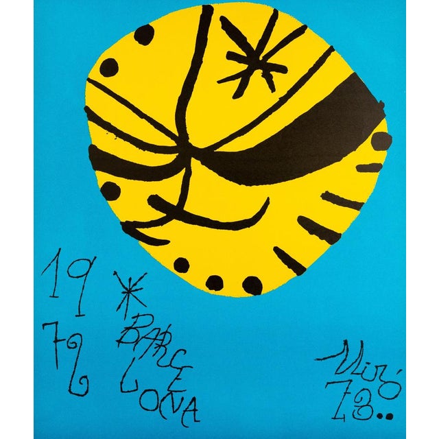 Joan Miró (1893-1983) Galeria Gaspar Original color lithograph poster Signed in the plate On poster paper, 74 x 55 cm...
