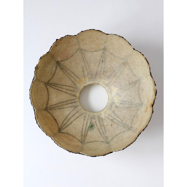 Mid-Century Atomic Fiberglass Chandelier Shade For Sale - Image 11 of 15